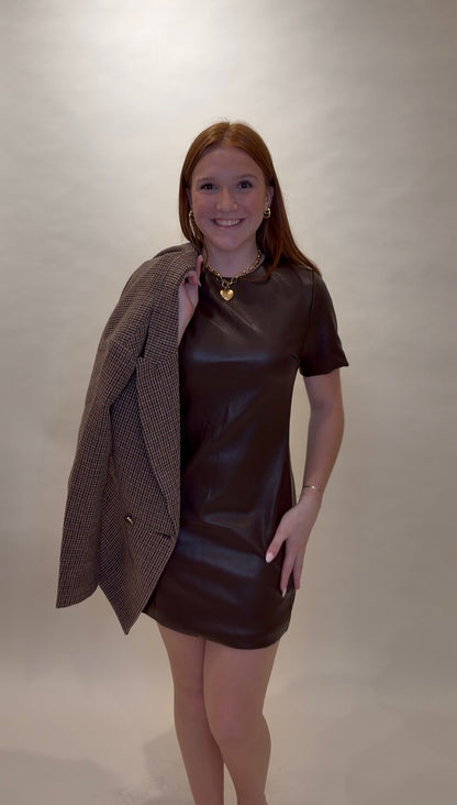 Straight Fit Houndstooth Blazer Jacket