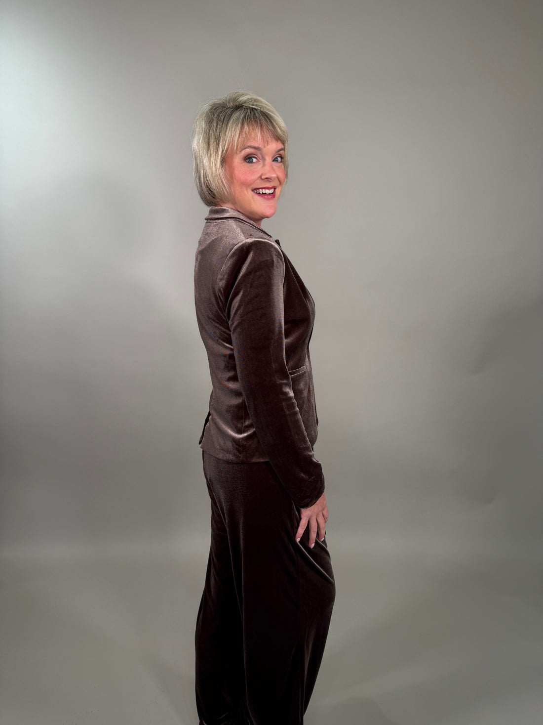 The Luxe Velvet Tailored Blazer