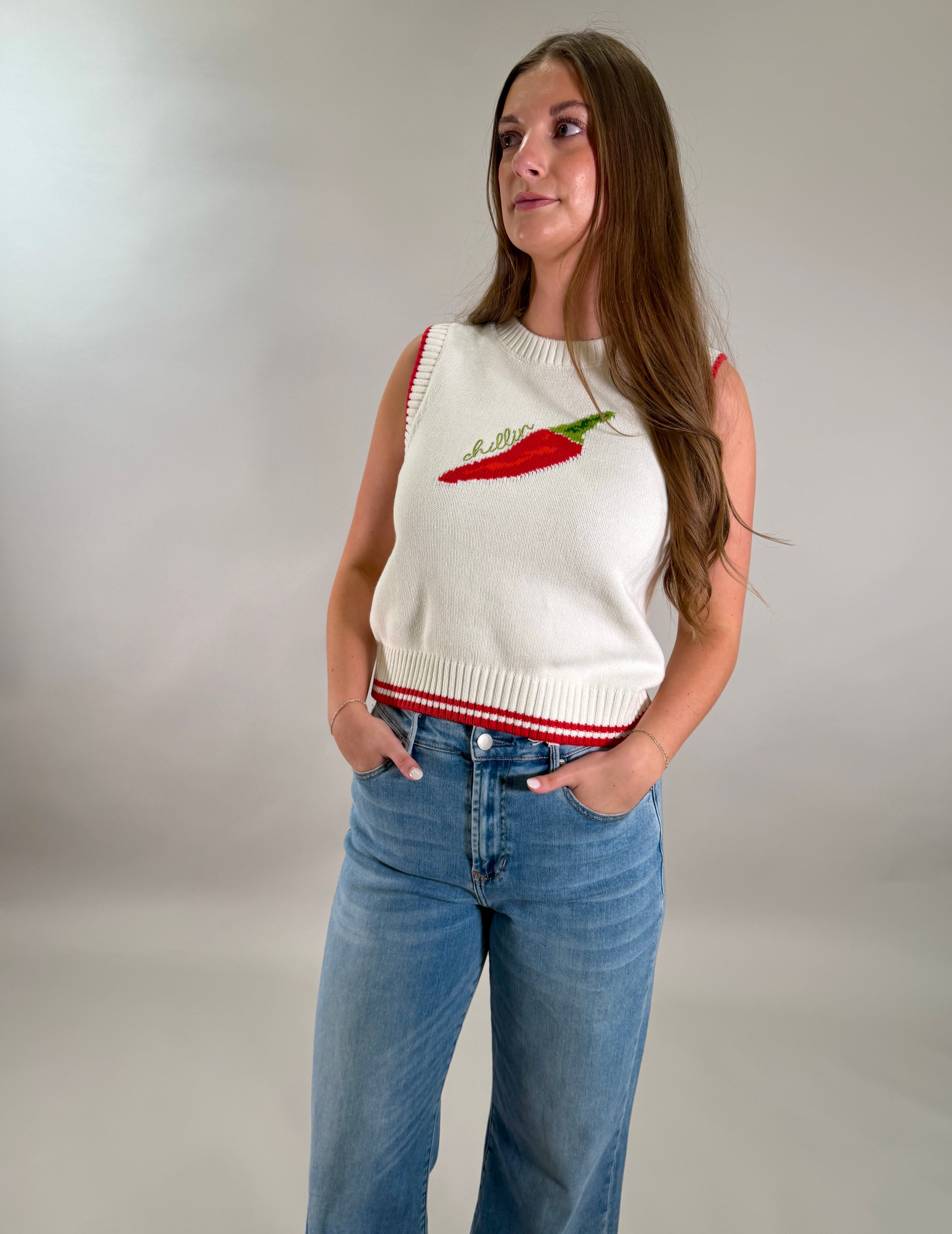 Pepper Sleeveless Sweater