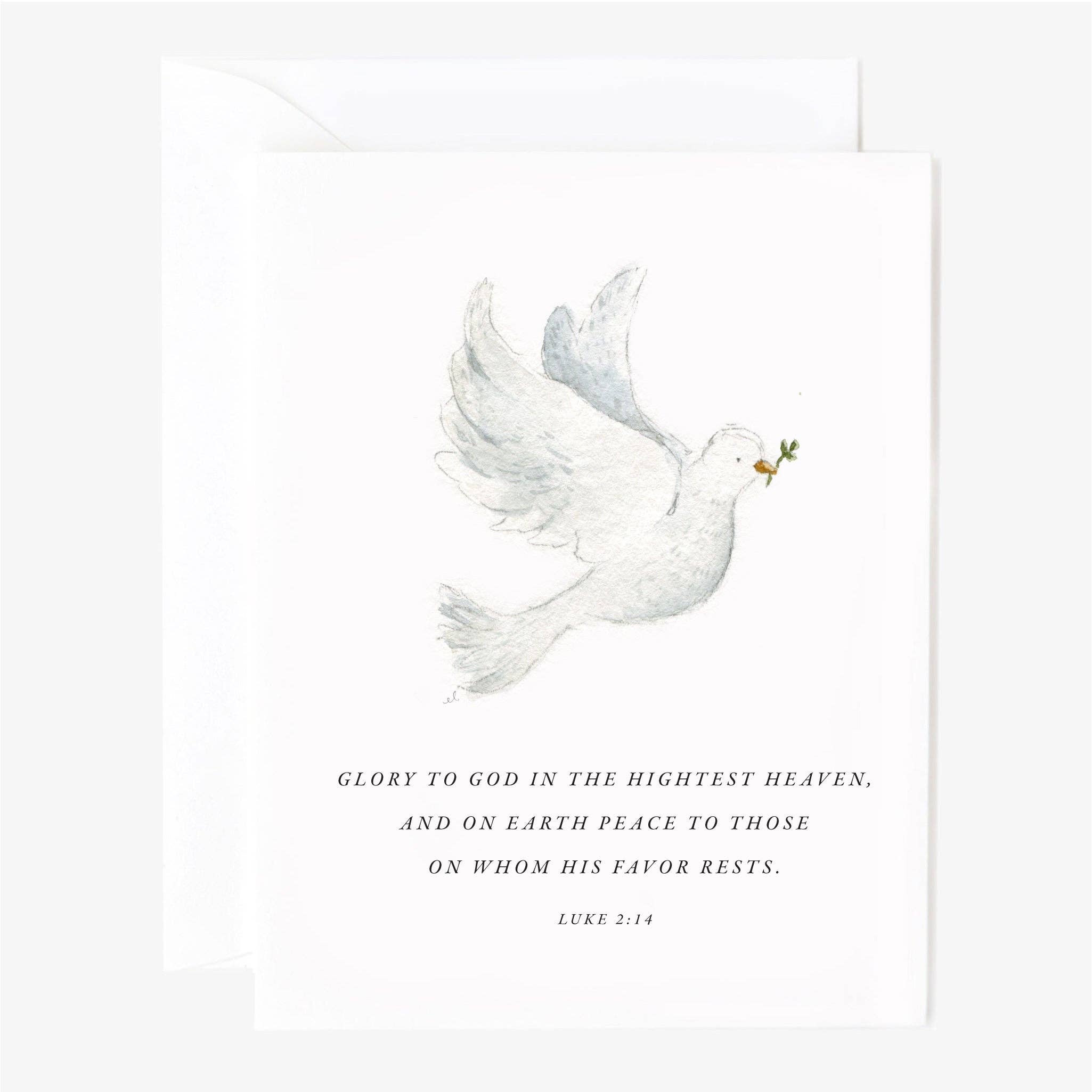 Set of 8 Christmas scripture notecard set