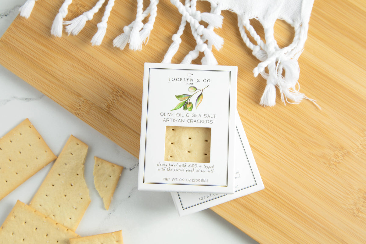 Mini Olive Oil &amp; Sea Salt Crackers