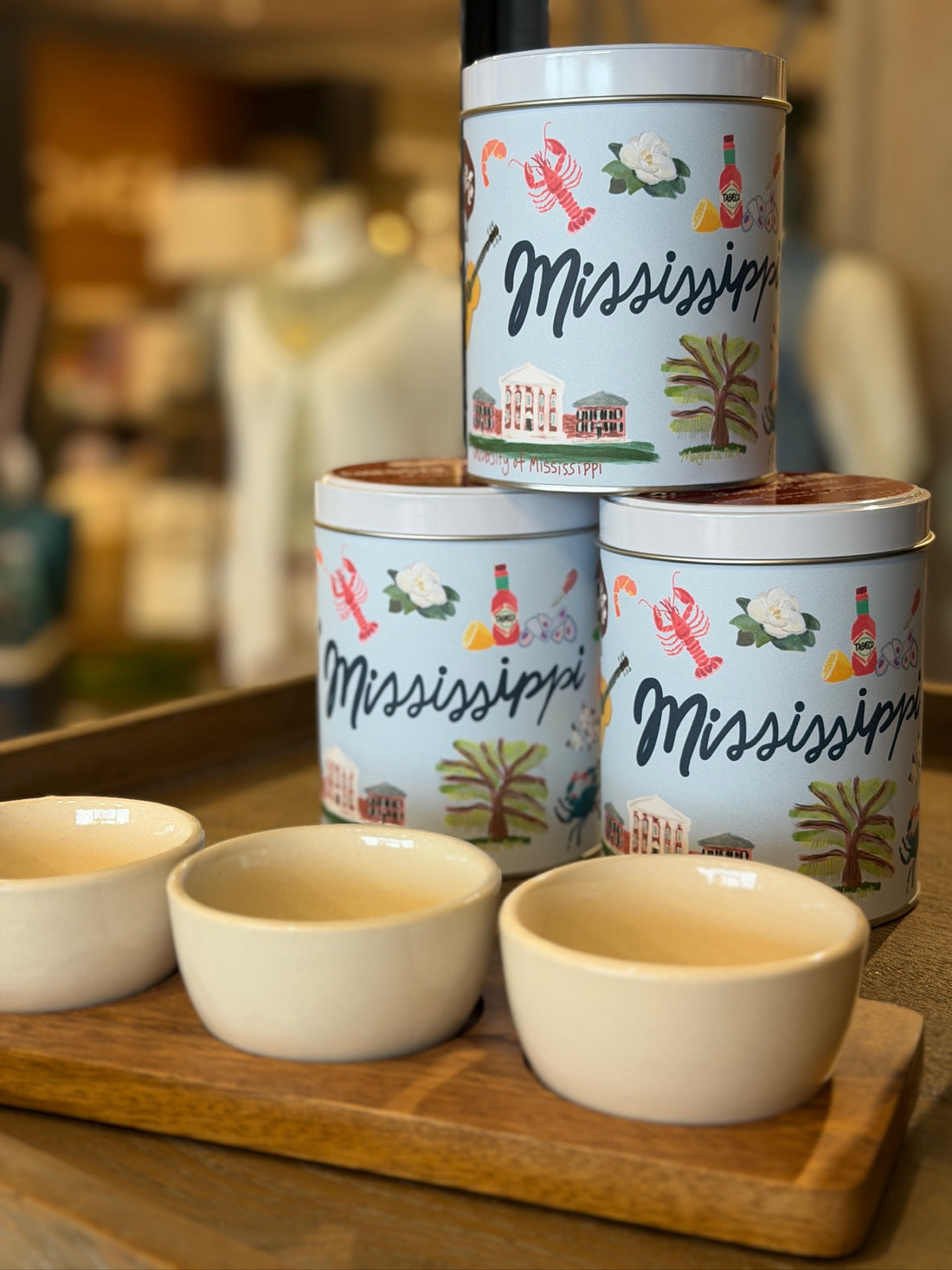 Mississippi Gift Tin | Gourmet Shortbread Cookies or Nuts
