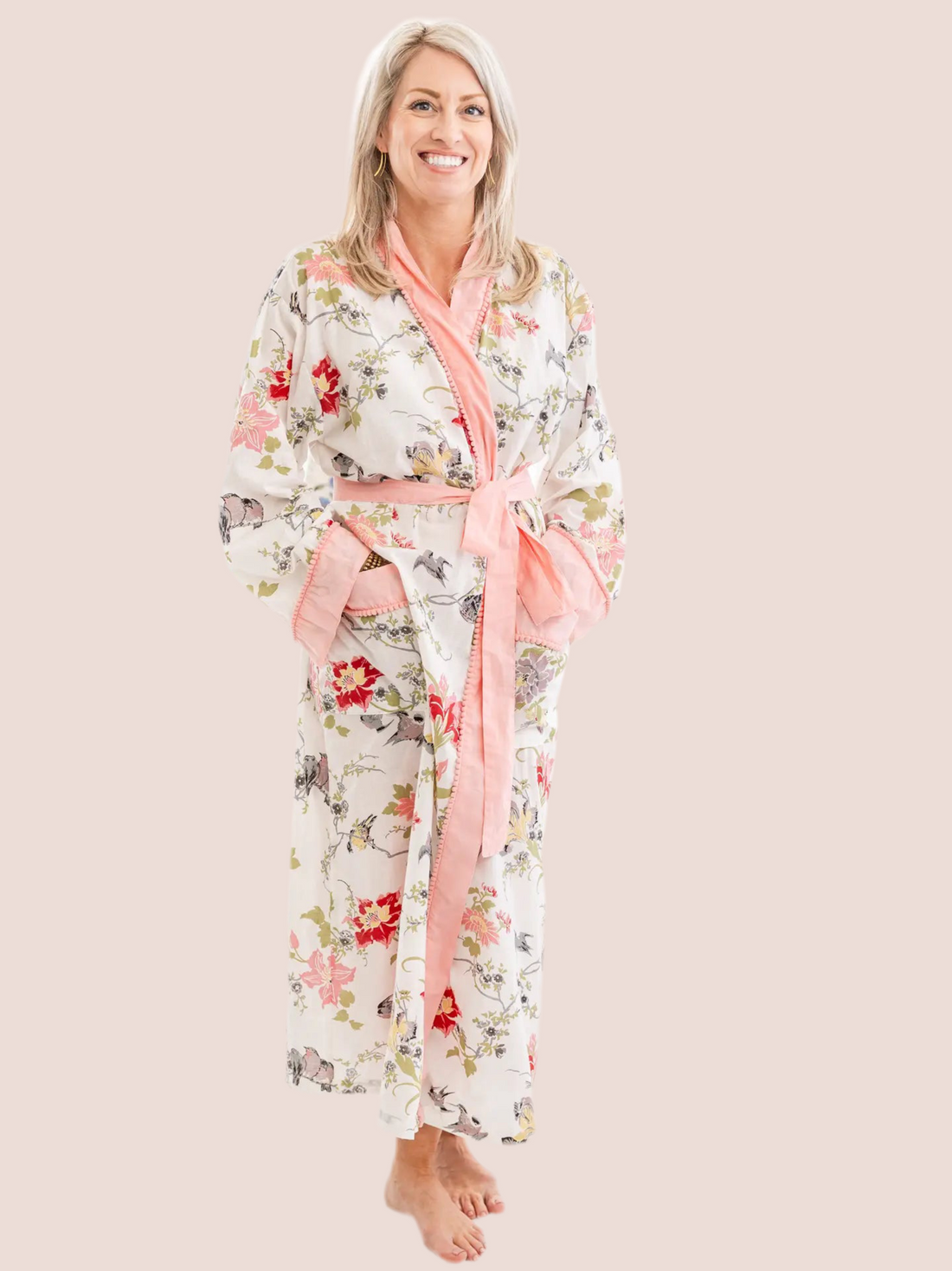 Floral Paradise Cotten Robe