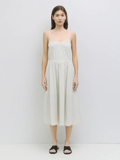 Midi Length Sweetheart Dress