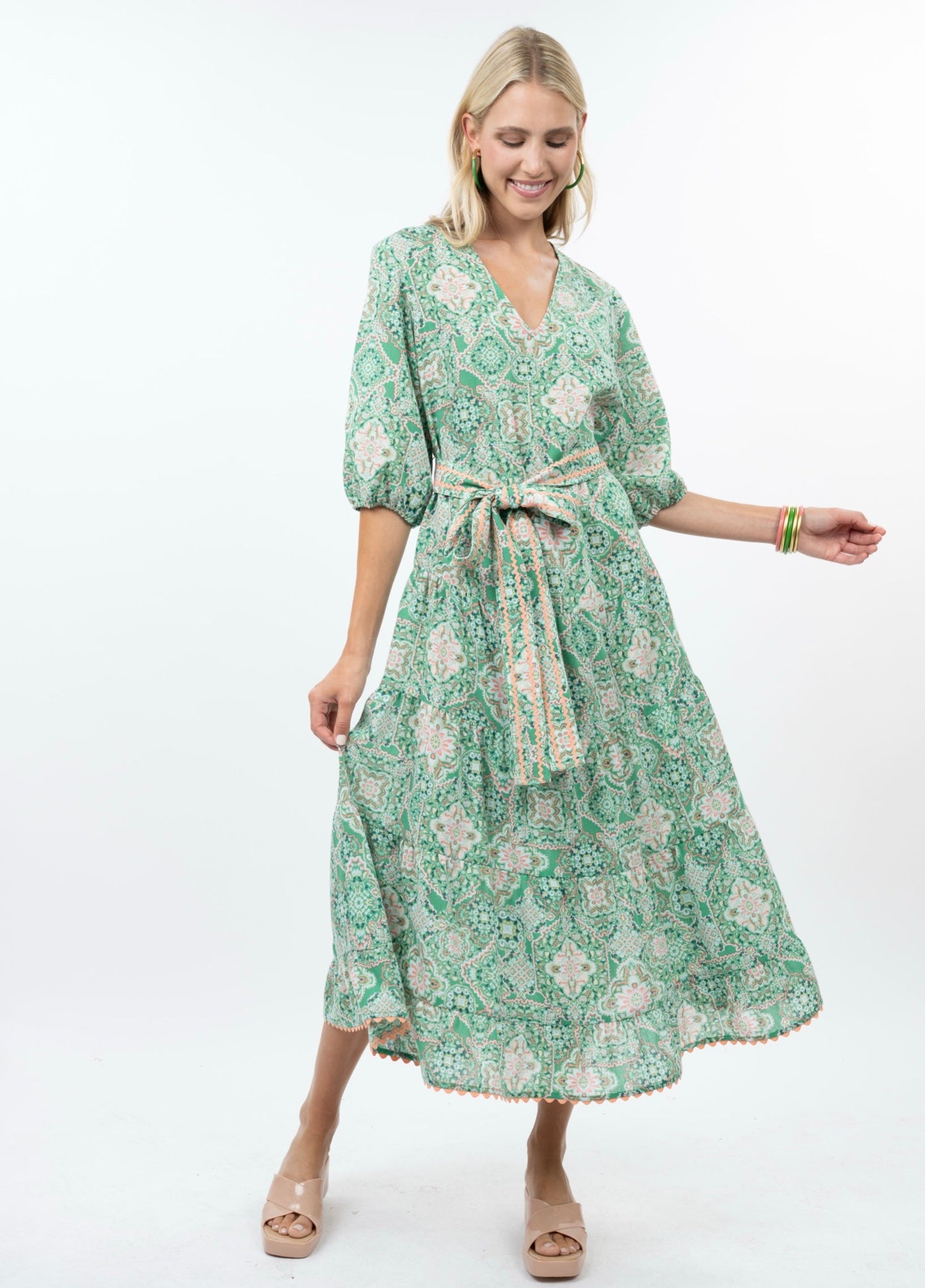 Uncle Frank Midi Tiered Dress