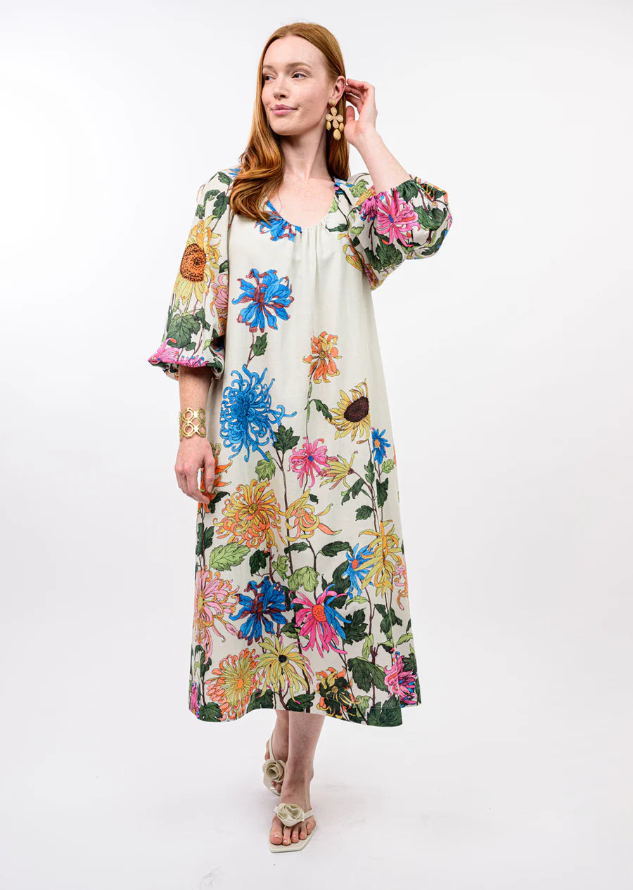 Vibrant Petal Midi