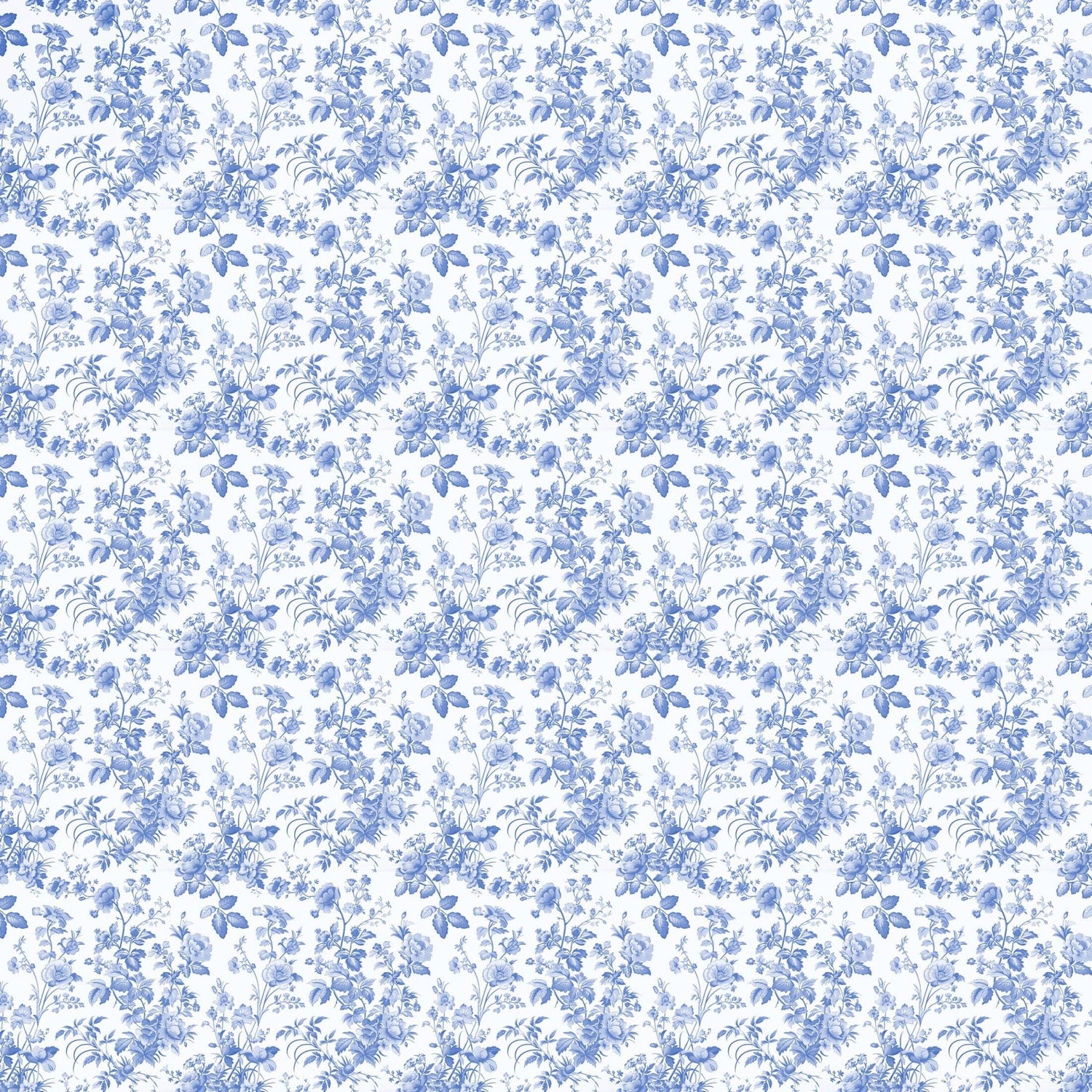 Grandmillenial Blue Floral - Prosecco Collection