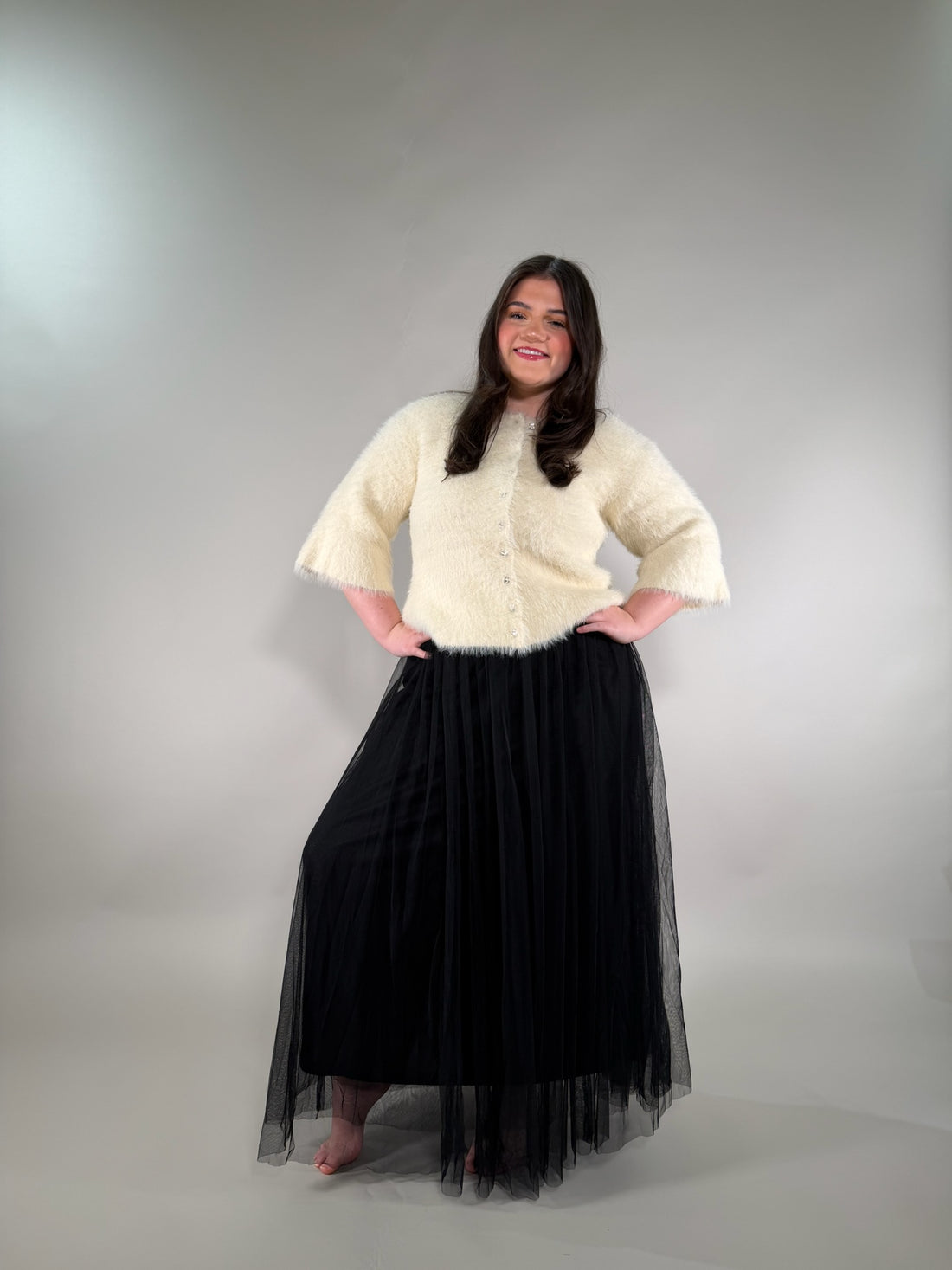 Effortless Tulle Maxi Skirt