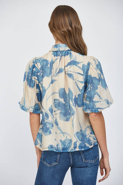 Romantic Lantern Sleeve Blouse