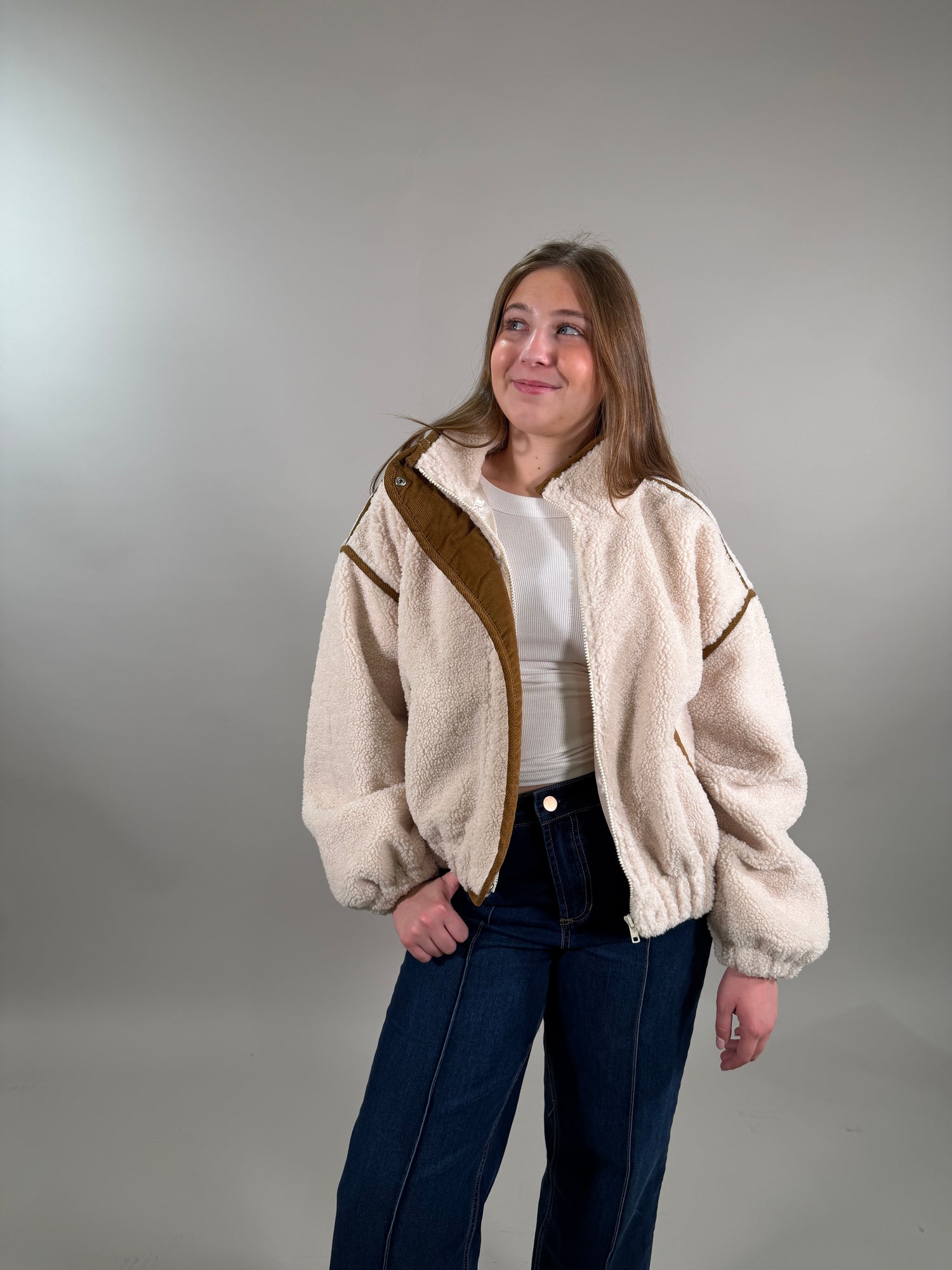 Cozy Sherpa Bomber Jacket