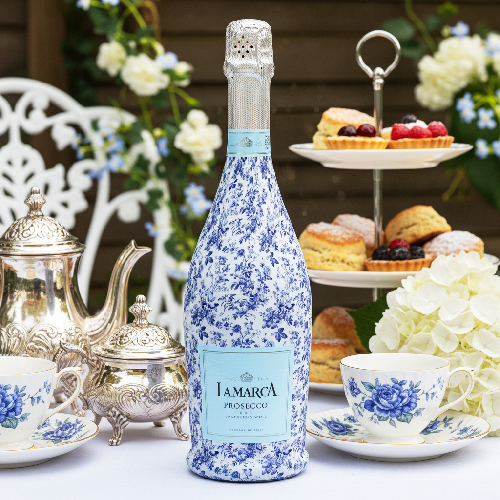 Grandmillenial Blue Floral - Prosecco Collection
