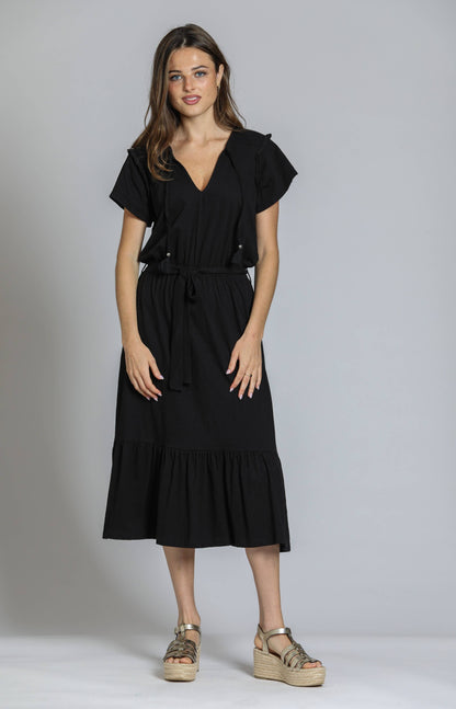 Short Sleeve Dress With Smocking Detail