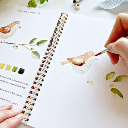 Animal Watercolor Workbook