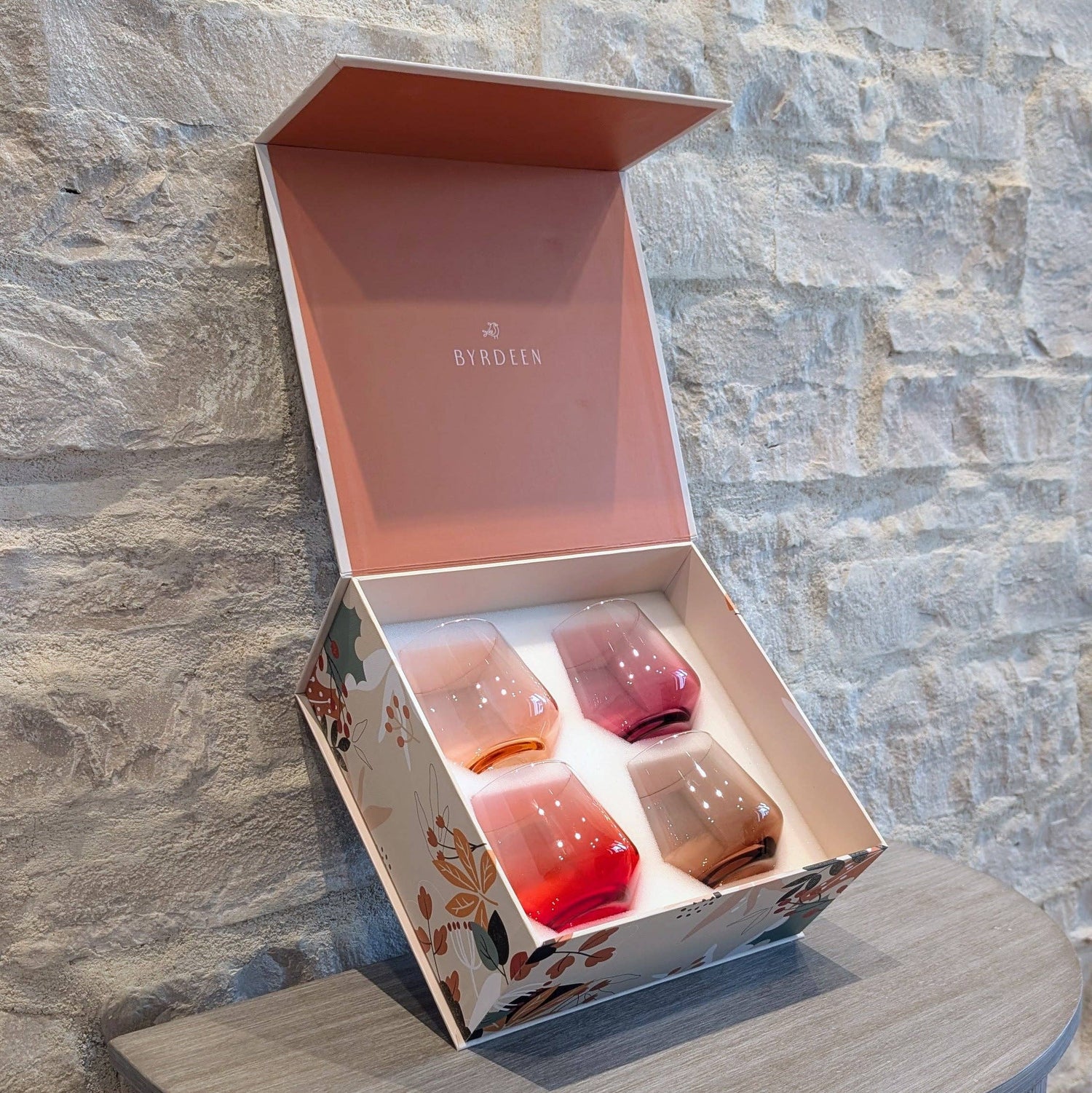 Autumn Stemless Glass Set