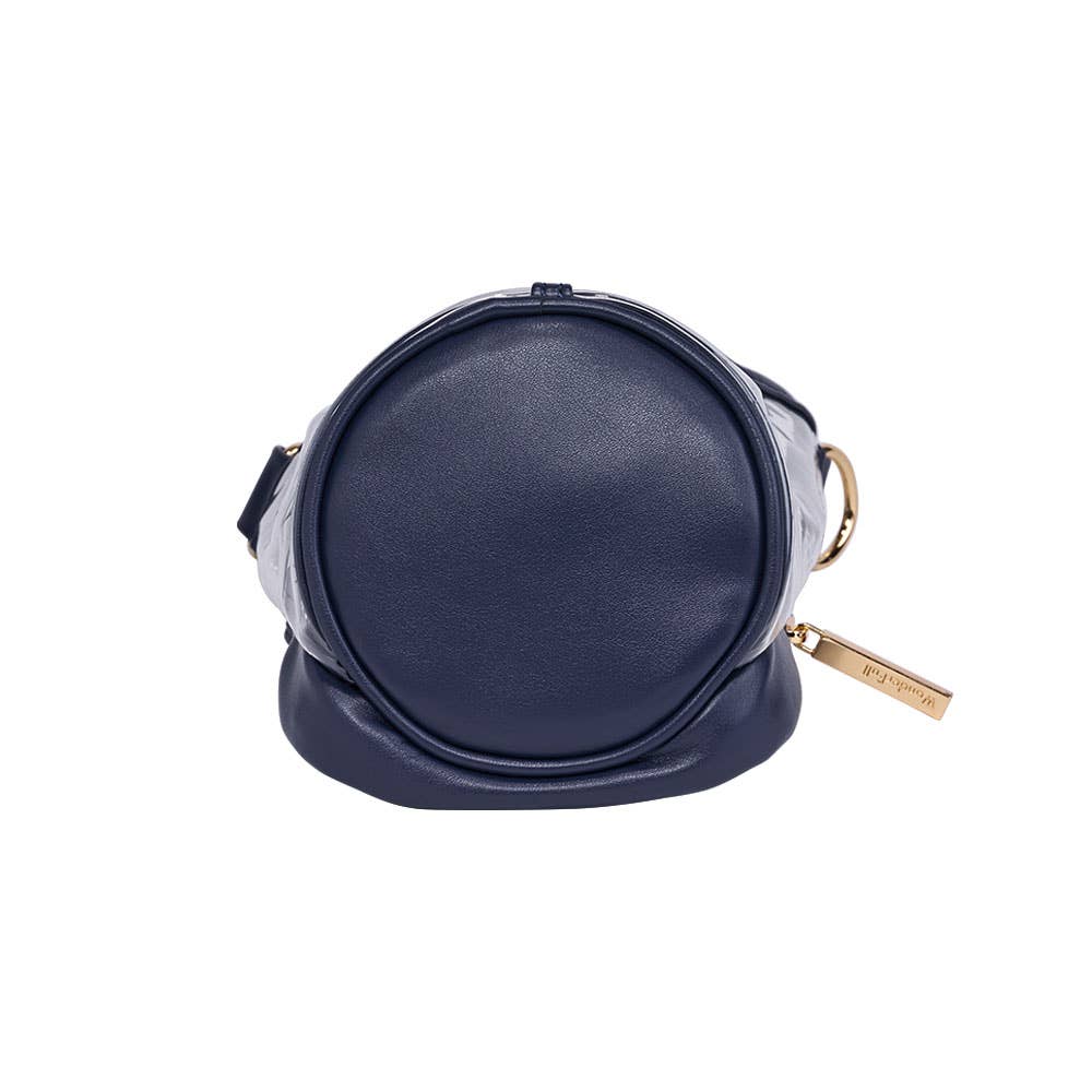 Clear HydroBag® Stadium with Navy Trim and Matching Pouch
