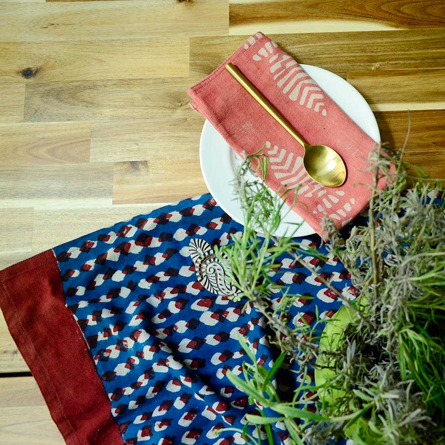 Block Printed Table Runner