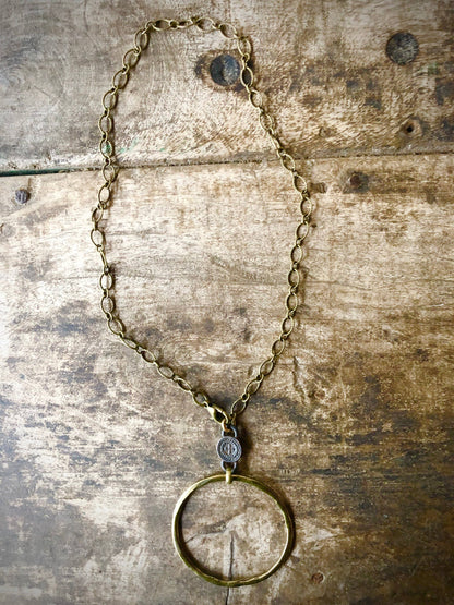 Full Circle Rustic Necklace