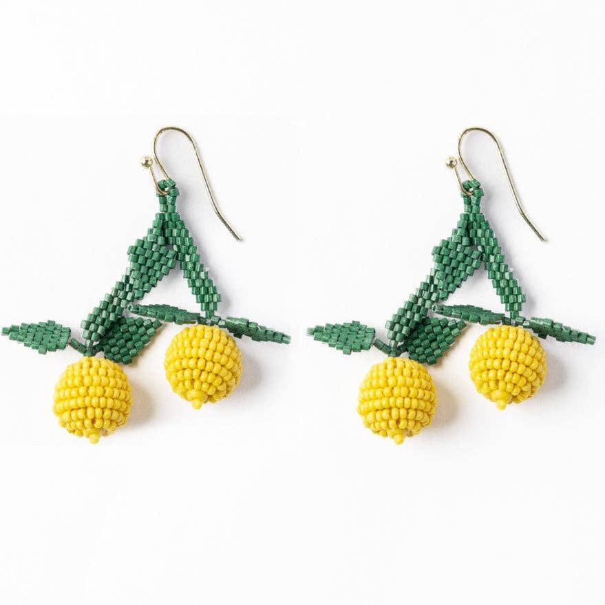 Lottie Lemon Dangle Luxe Earrings