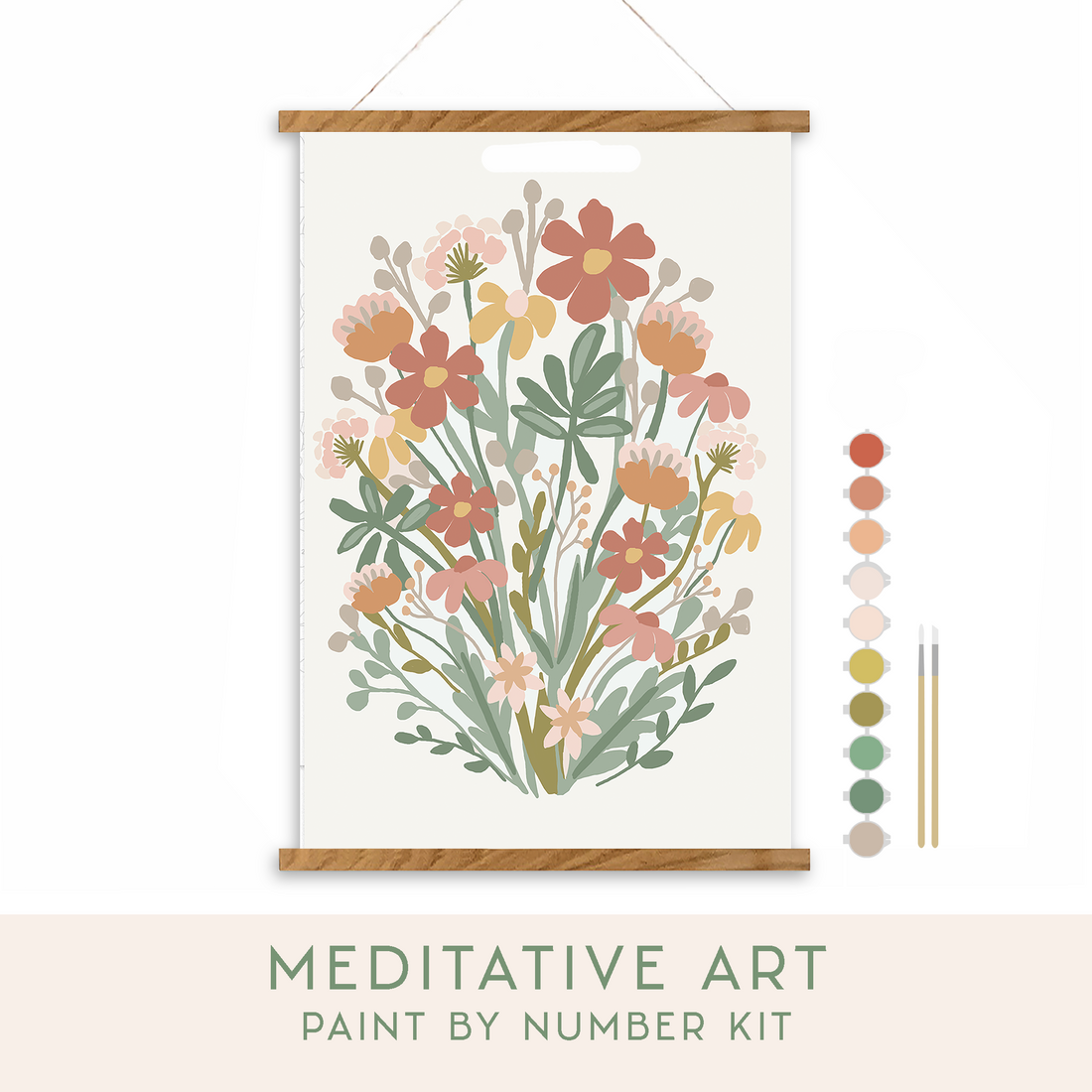 Wildflowers Art Paint by Number Kit