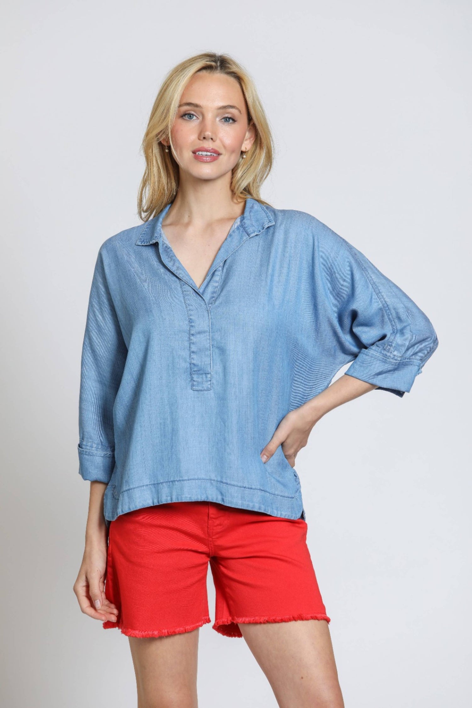 Pullover With High-Low Hem