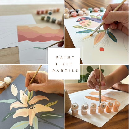 Vibrant Butterflies Art Paint by Number Kit