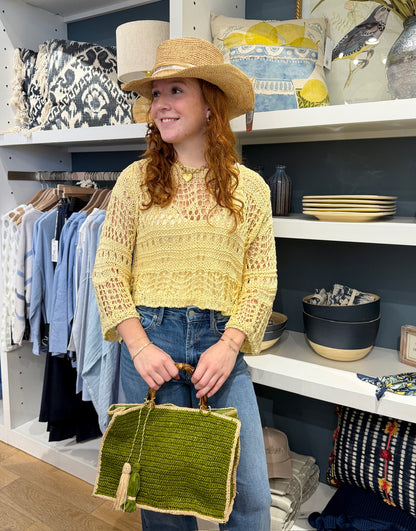 Crochet Long Sleeve Top