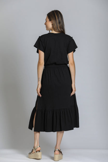 Short Sleeve Dress With Smocking Detail