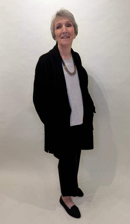 Boiled Wool Around Town Car Coat