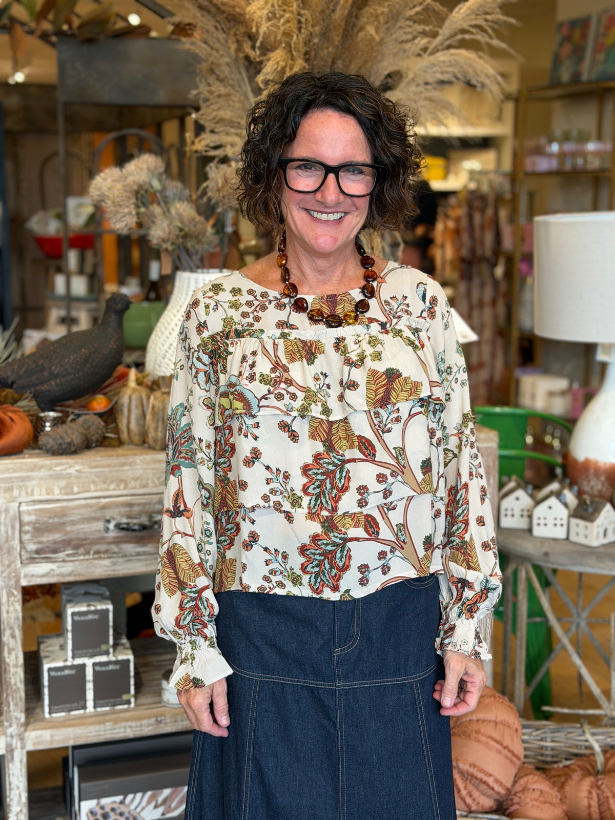 Tabby Tree of Life Blouse