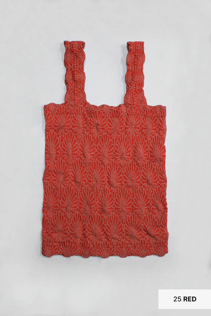 Lace Textured Square Top