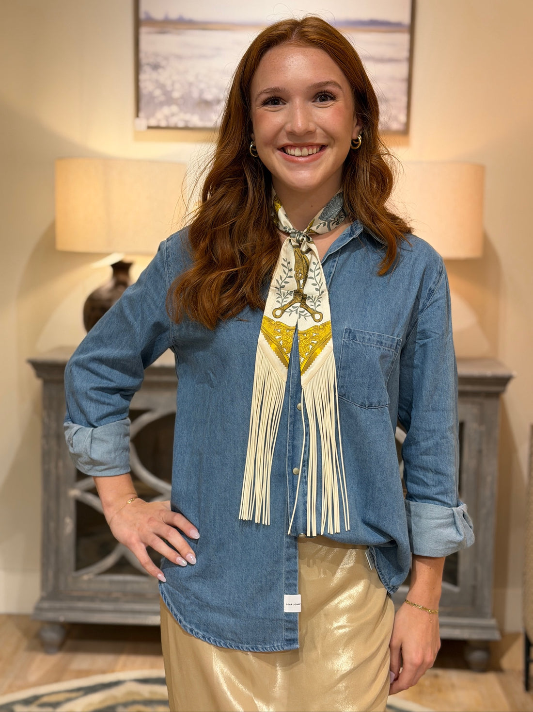 Denim Button Up Shirt | Dear John Galina