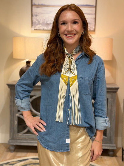 Denim Button Up Shirt | Dear John Galina