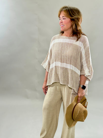 Sunny Days Linen-Blend Top