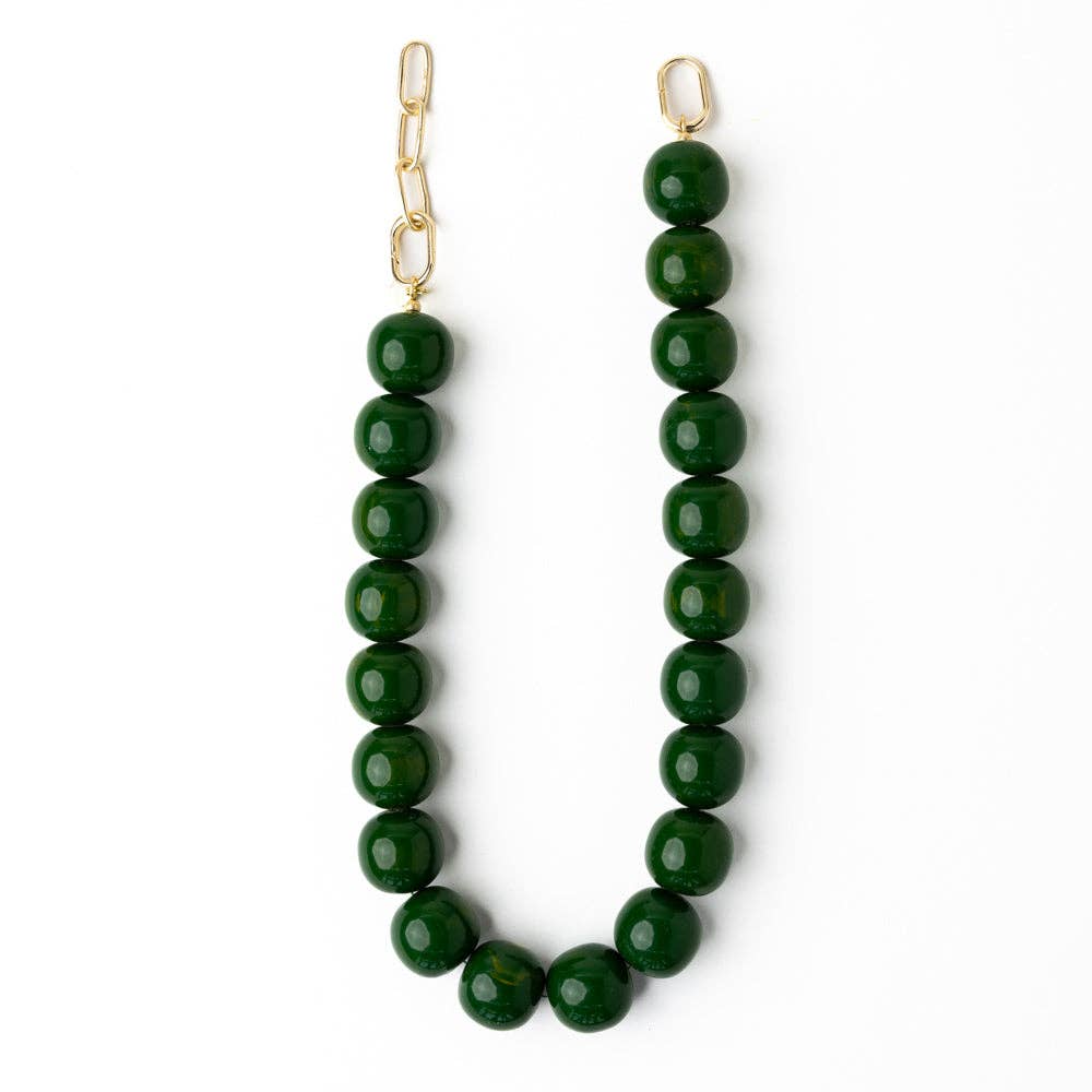 Iris Large Resin Bead Necklace