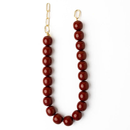 Iris Large Resin Bead Necklace