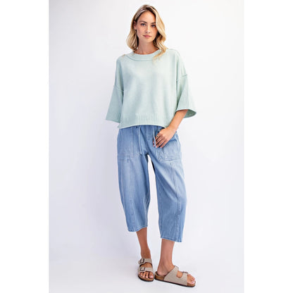 Crew Neck Oversized Sweater