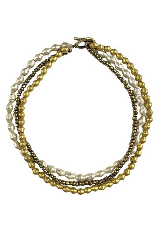 Metal Choker Necklace | Red Drum Fish