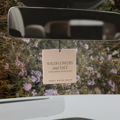 Wildflowers &amp; Salt Hanging Air Freshener