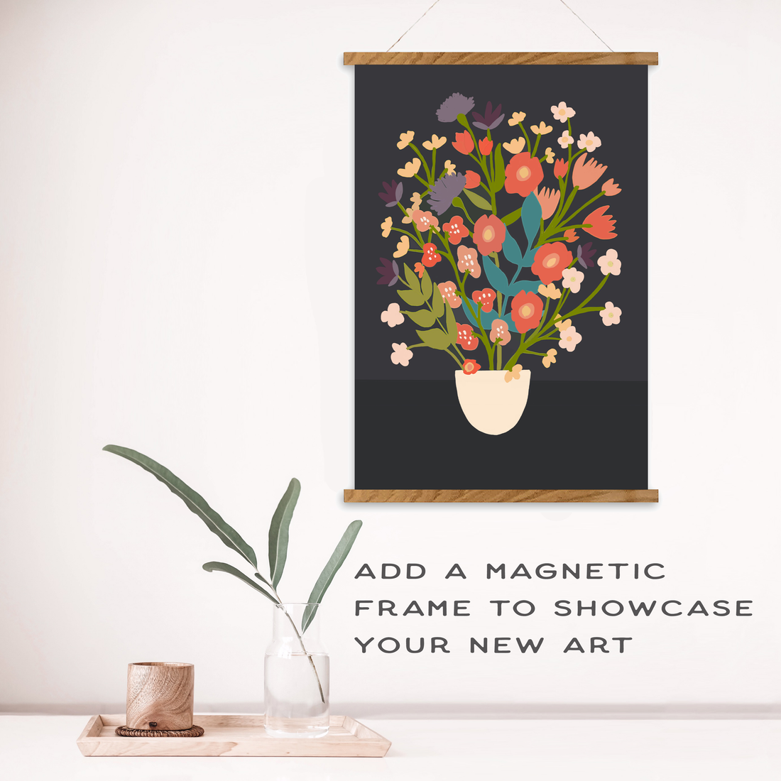 Flower Bouquet Art Paint by Number Kit