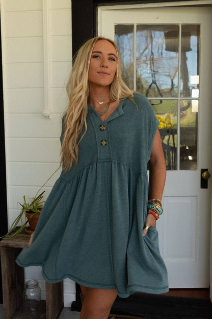 Boho-Western Baby Doll Dress