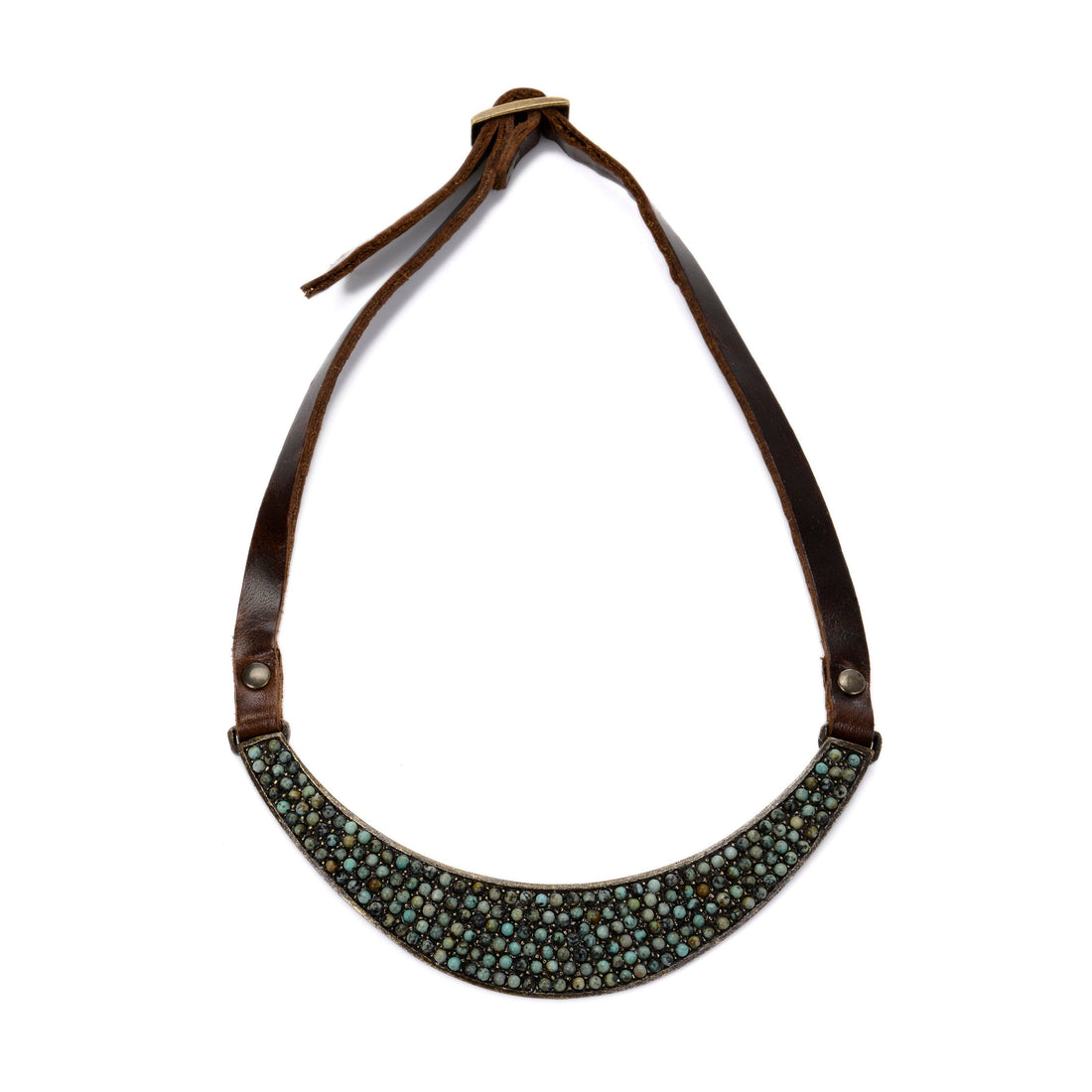 Stone/Crystal Bib Necklace