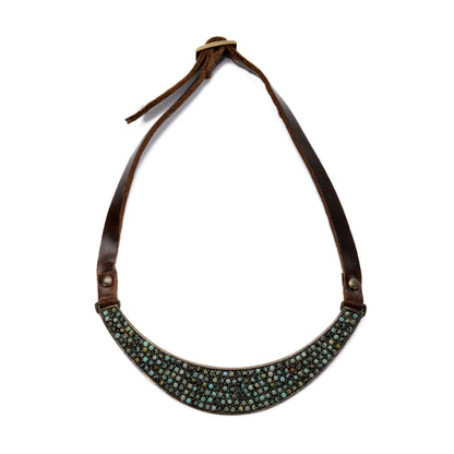 Stone/Crystal Bib Necklace