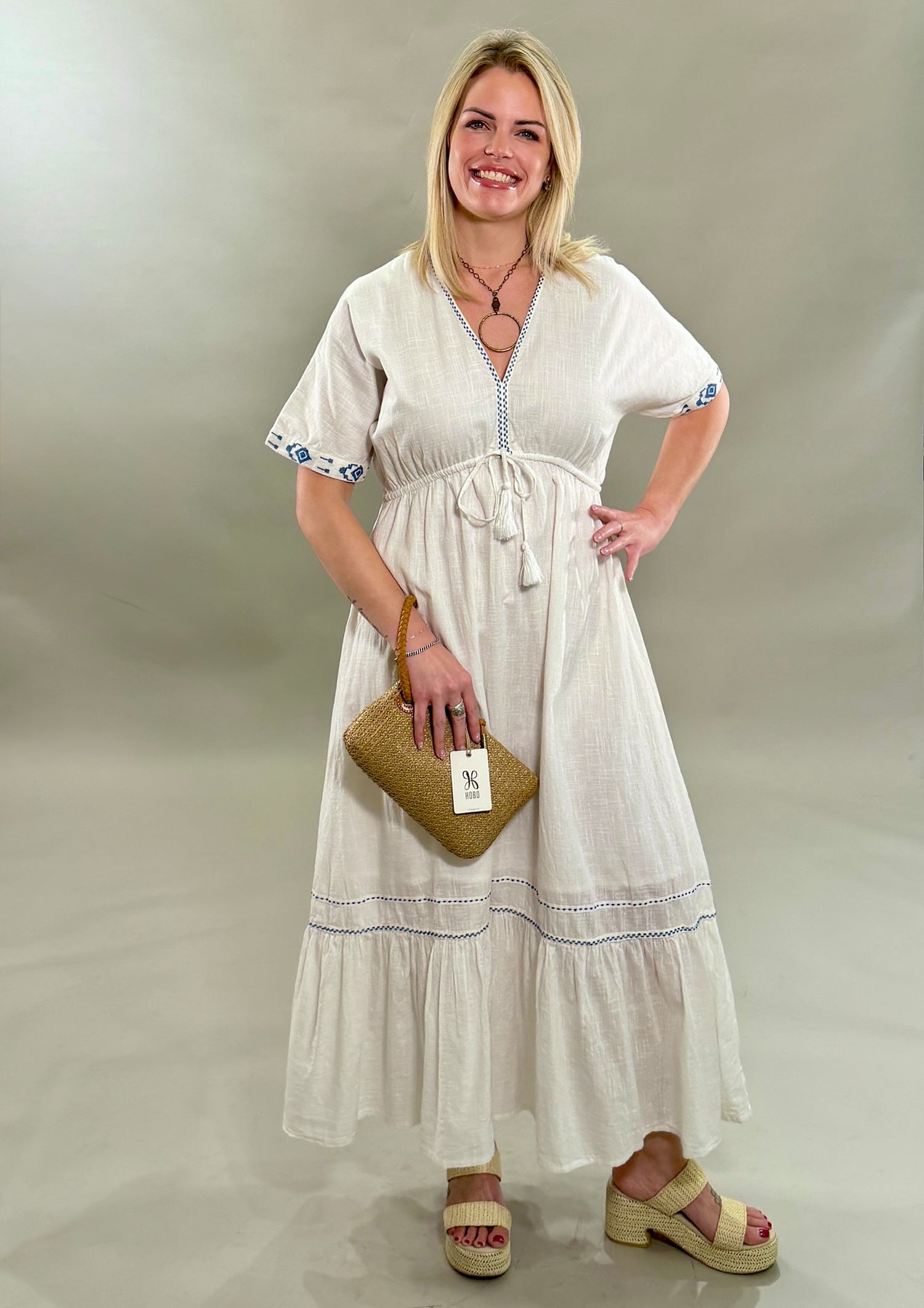 Artisan Woven Maxi Dress
