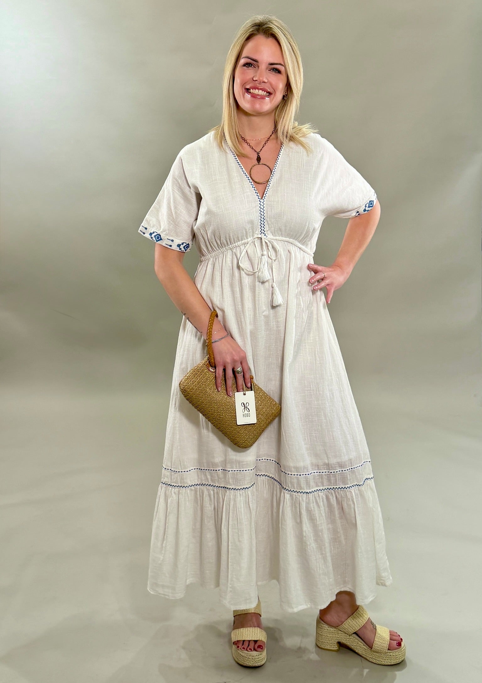 Artisan Woven Maxi Dress