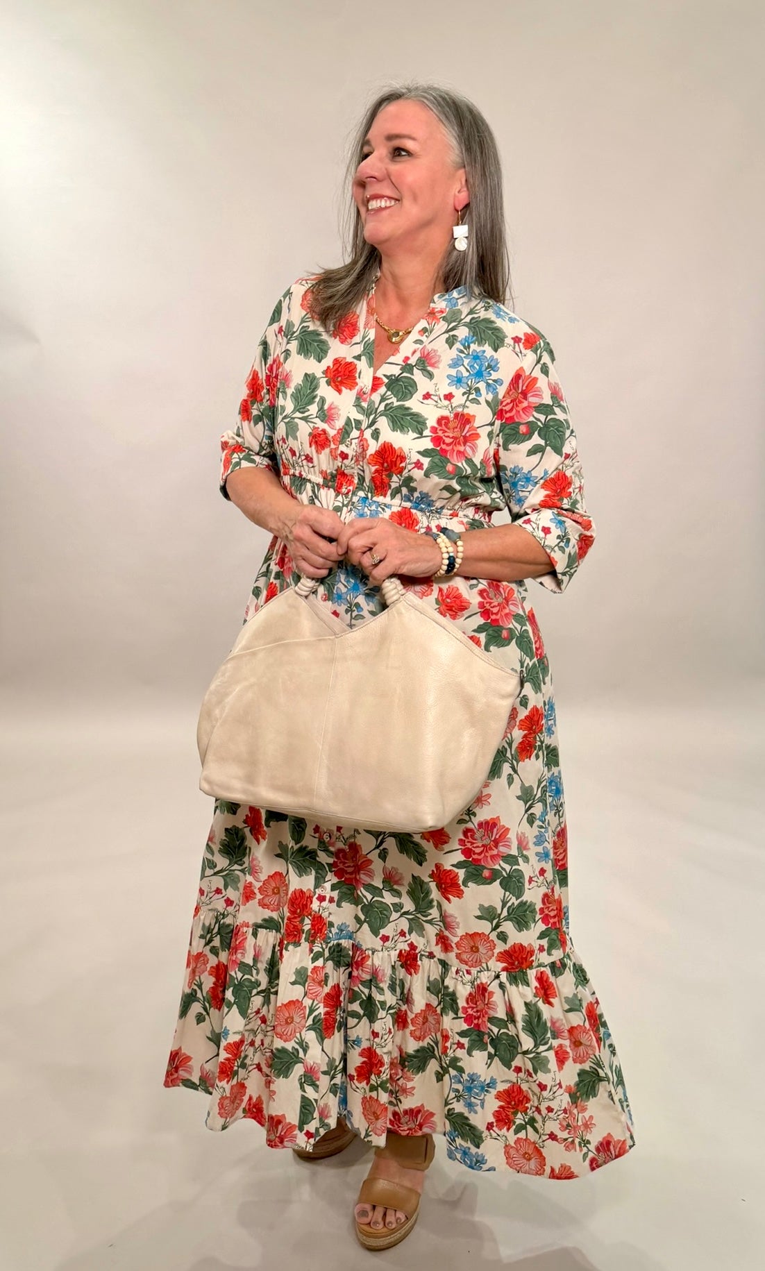 Botanical Bliss Tiered Maxi