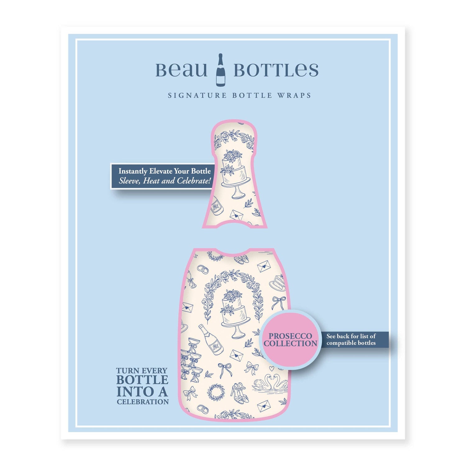 Blue Wedding Toile- Prosecco Collection