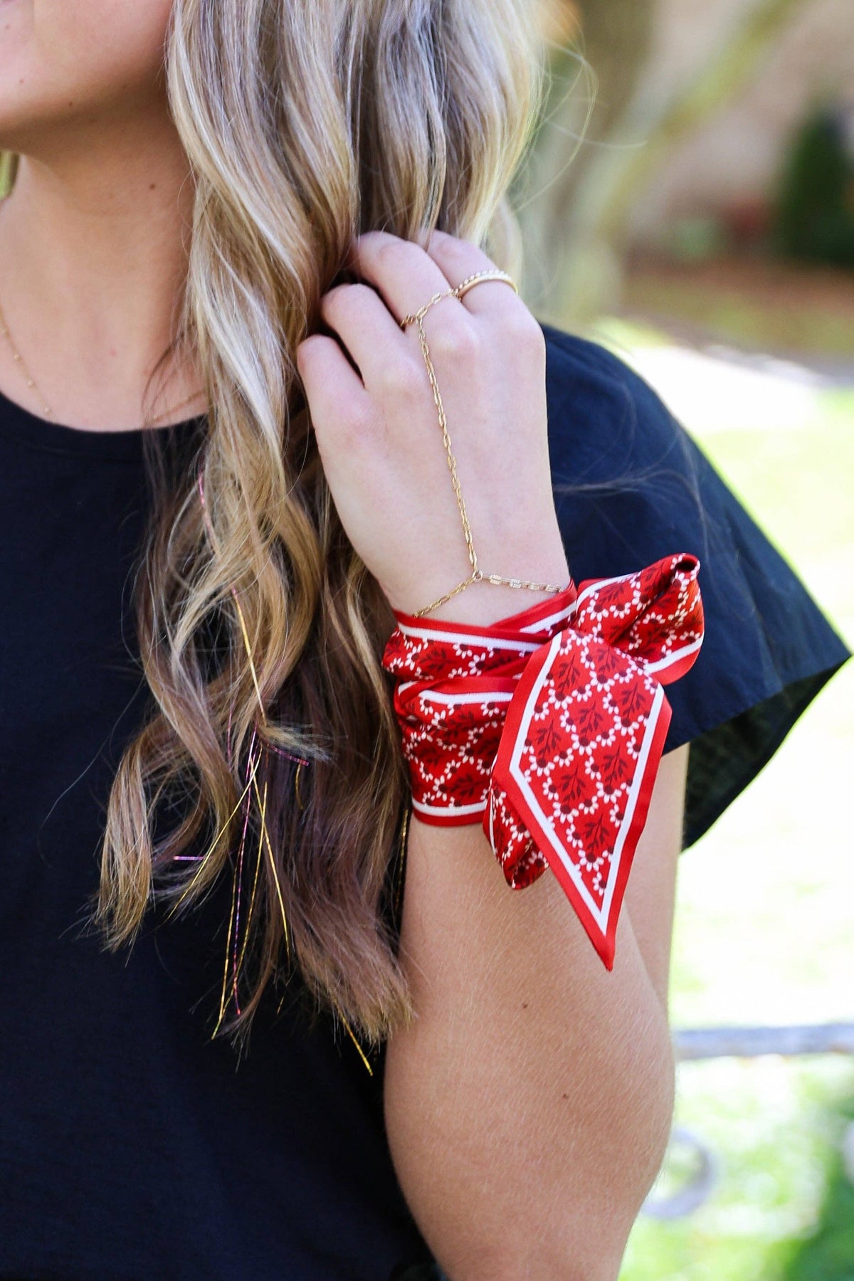 The Sideline Scarf™ - Red