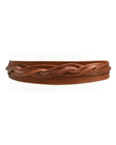 Midi Wrap Belt - Cognac