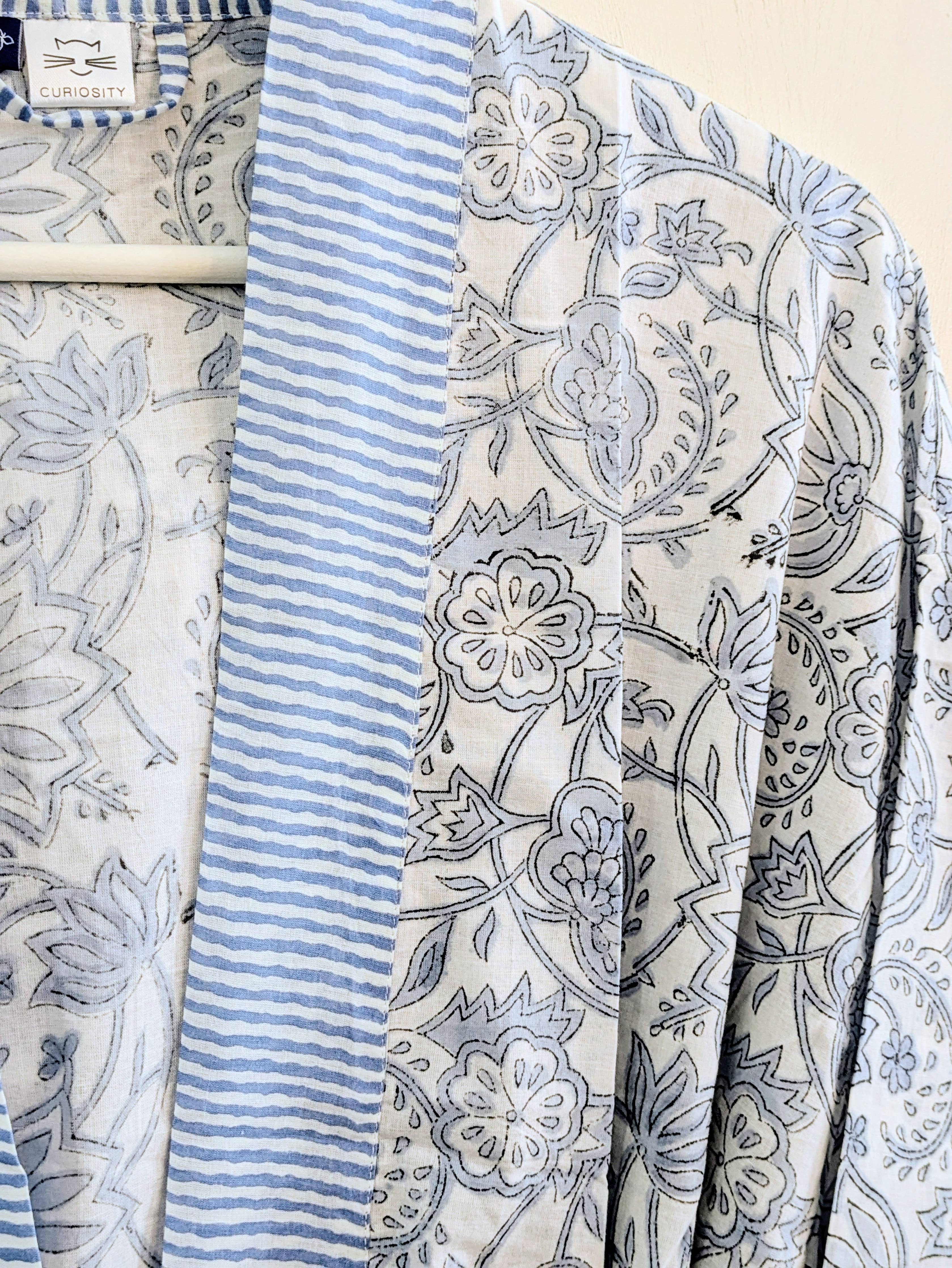 Blue Willow Kimono Robe