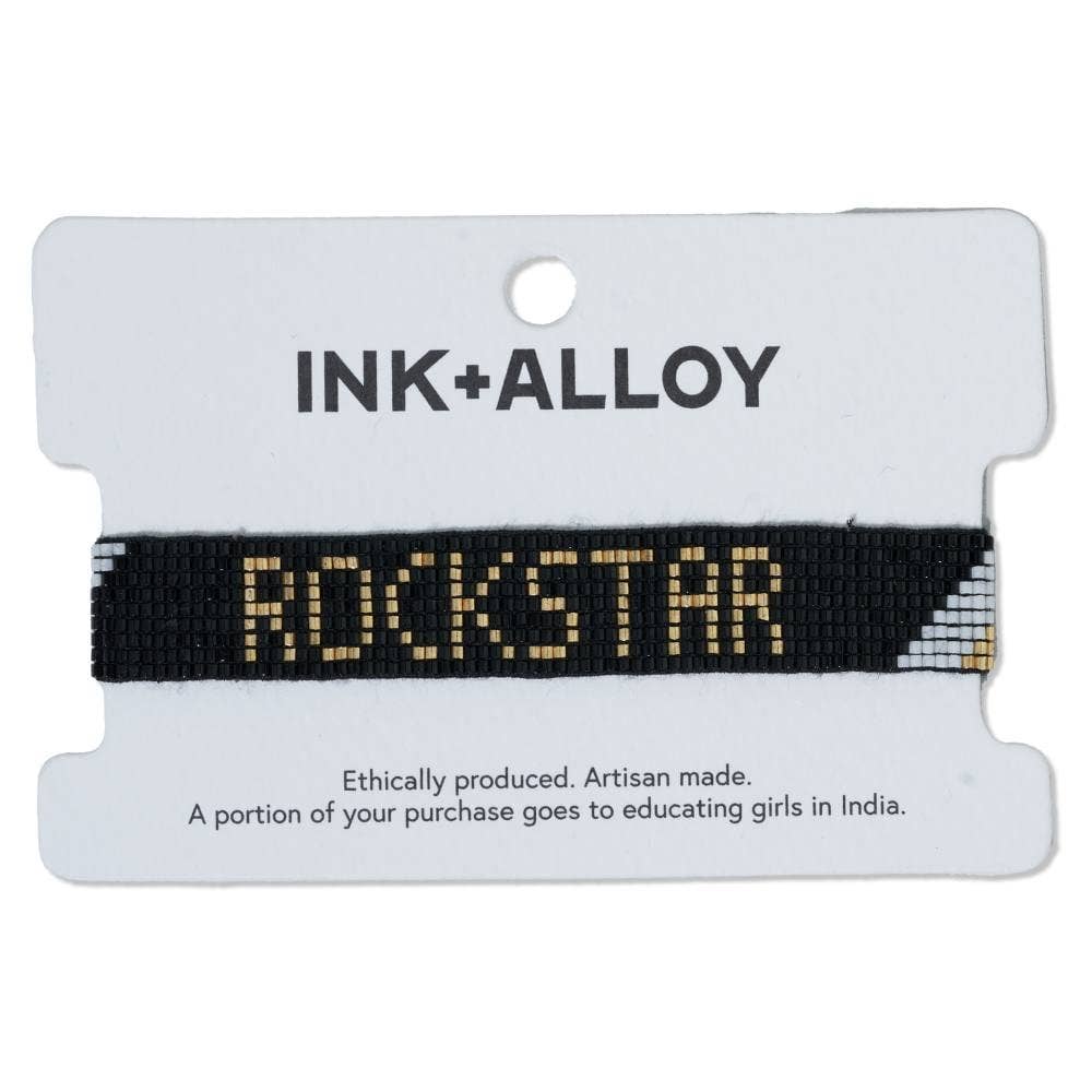 Rockstar Adjustable Beaded Bracelet